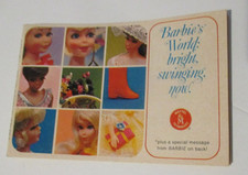 BARBIE... VINTAGE 1966 BARBIE'S WORLD, BRIGHT, SWINGING, NOW... BOOKLET
