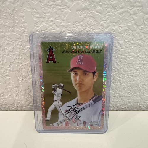 2023 Chrome Platinum Anniversary Ohtani Rose Gold Mini-Diamond Refractor /75