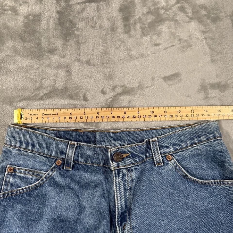 Vintage 1998 Levi’s 912 Slim Fit Denim Shorts Women's Size 11 White Tab Indie - Image 4 of 4