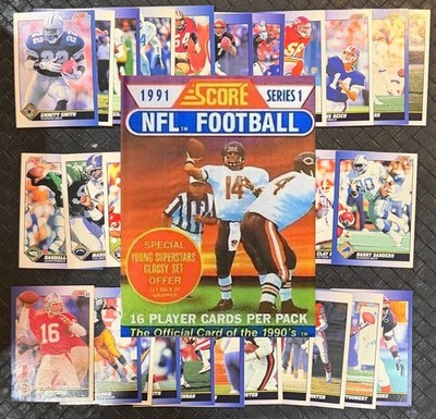 1991 Score NFL FOOTBALL Trading Cards Complete Your Set U Pick FARVE 2/3