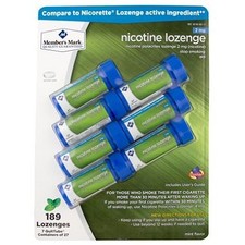 Members Mark 2mg Nicotine Lozenges, Mint 216 Count