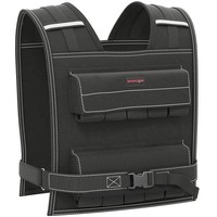 20KG Adjustable Weighted Vest with 20 Metal Weights, Running Weight Vest