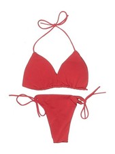 Unbranded Women Red Two Piece Swimsuit 1