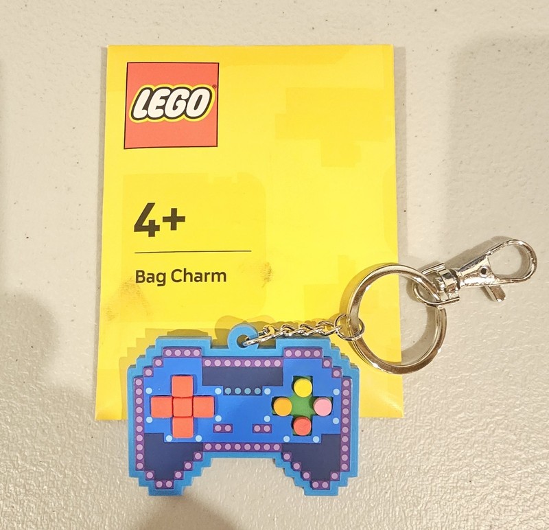 Lego 8-Bit Gaming Controller Keychain