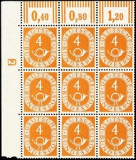 Bundesrepublik Deutschland, 1951, 124 DZ 2, postfrisch