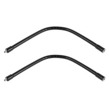 2pcs Flexible Gooseneck Microphone Extension Tube, 1/4"-20 Male to Female