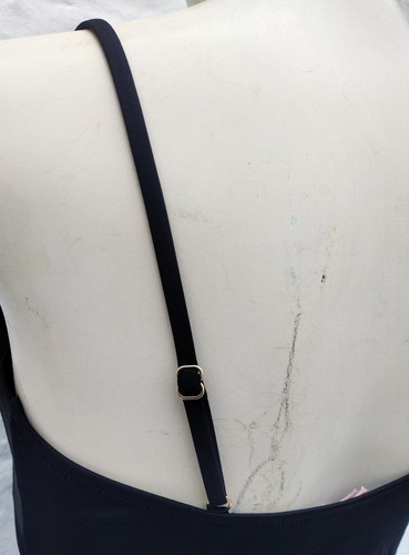 BODEN Scalloped Swimsuit Black Broderie Swim Swimming Costume S0354 Size 14 - Picture 13 of 14