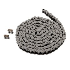 10 Feet 60H Roller Heavy Duty Chain with 2 Connecting Links, Carbon Steel Chain