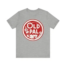 Old Pal Minnow Bucket Classic Vintage Fishing  Tackle Angler Fish Logo T-Shirt