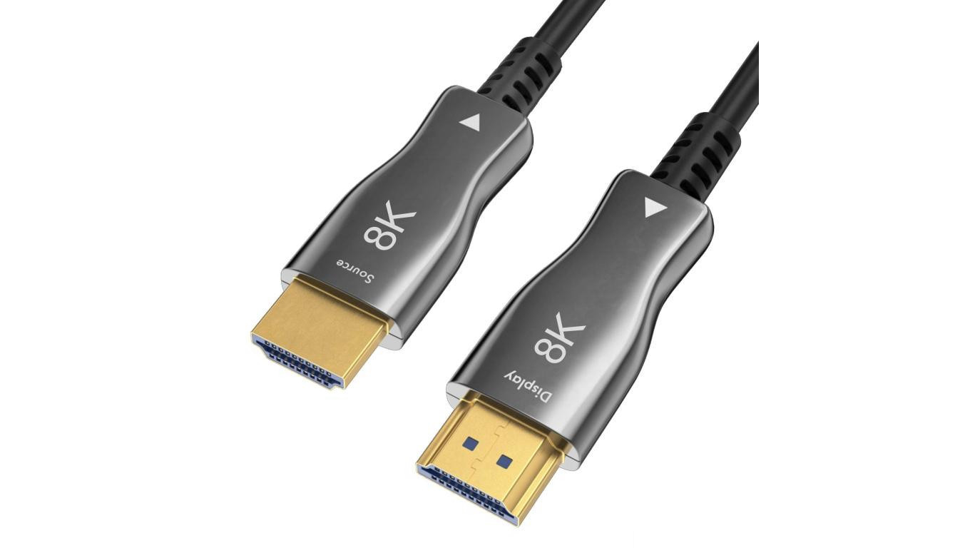 5907772507094 CLAROC Kabel optyczny HDMI 2.1 AOC 8K Ultra High Speed 8K@60 4K@12