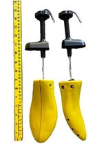 Yellow Plastic Hanging Shoe Tree Stretcher Boot