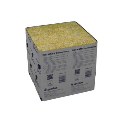 Grodan Big Mama Rockwool Block 8'' x 8'' x 8'' - Case of 18