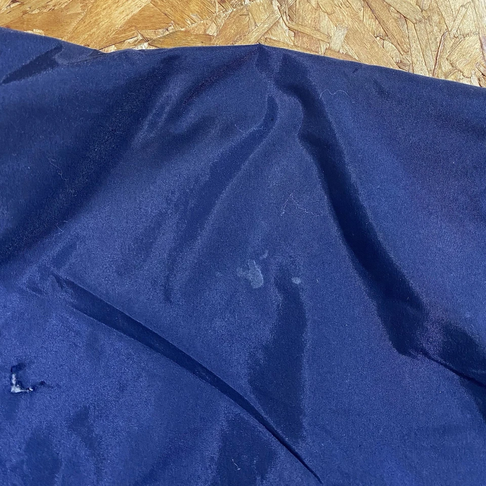 Chaqueta acolchada vintage Y2K Champs Gonzaga Bulldog bordada azul marino talla XL Foto 3 de 4