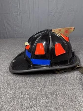 Cairns 1010 Hat Cap Strap Back Firefighter Helmet FD Shield Mens Safety Gear