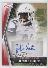 2022 SAGE Low Series Auto Red Jeffrey Gunter #A-JG Auto 2b2