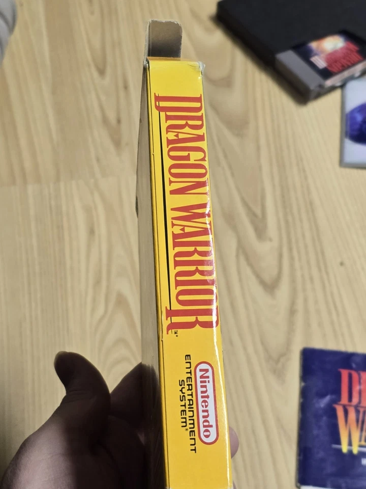 Dragon Warrior (Nintendo NES, 1989) Caja Original Manual Funda Espuma Foto 4 de 4