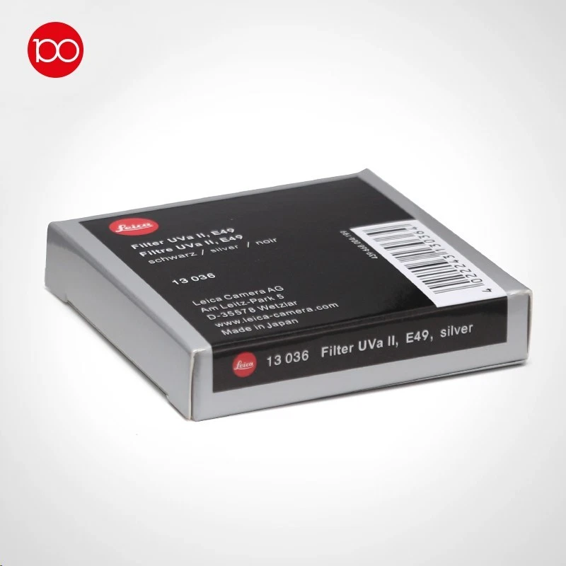 Leica E49mm UVa II Clear Protective Filter (Silver) Absorbs Ultraviole  13036 - Image 3 of 3