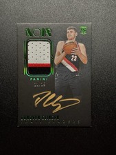 2024-25 Panini Noir Donovan Clingan #383 RC Rookie Patch Auto RPA /25