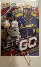 2025 Topps Pristine Let's Go Chrome Jackson Chourio #LGC-9 Brewers SSP