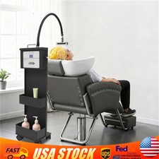 Movable Head Spa Equipment Hair Salon Water Circulation With 2 Compartments NEW