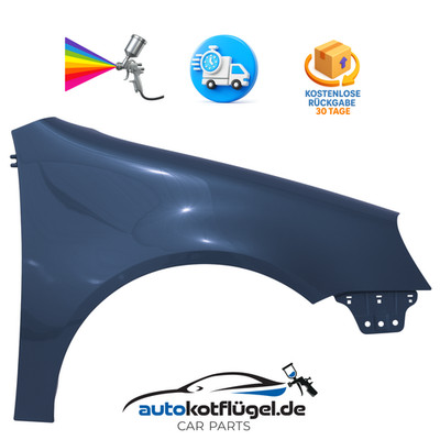 Kotflügel für VW GOLF 5 V LC5F Rechts 03-09 Vorderseite Lackiert Neu