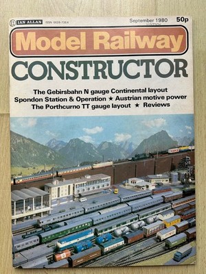 Modelleisenbahn Konstrukteur Magazin Ausgabe September 1980 extrem guter Zustand
