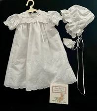 American Girl Bitty Pleasant Company Baby Special Occasion Christening Gown Set