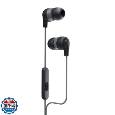 Skullcandy Ink d+ Wired Earbuds with 3.5mm Plug, Noise Isolating Fit, Built-i