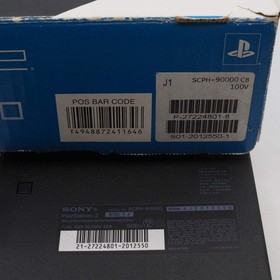 Sony PlayStation 2 Console system SCPH-90000 CB Charcoal Black Boxed Tested PS2