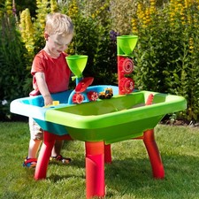 ELC Sand Water Table Kids Outdoor Play Set & Lid Accessories Garden Activity Toy