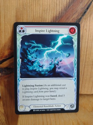 FLESH & BLOOD: Inspire Lightning ELE088 Red | eBay