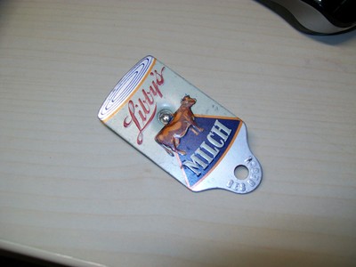    Libby's Milch, alter Dosenöffner Dosenstecher mit Dorn ges.gesch. #122