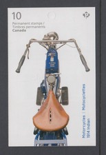 Canada BK540 Motorcycles Complete Booklet 10xP stamps