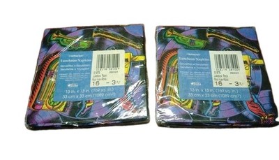 2X-Lot of Amscan Vintage Jukebox Luncheon Napkins