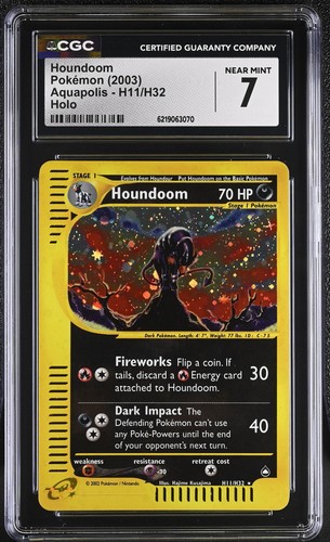 Houndoom graded CGC 7 for sale on eBay