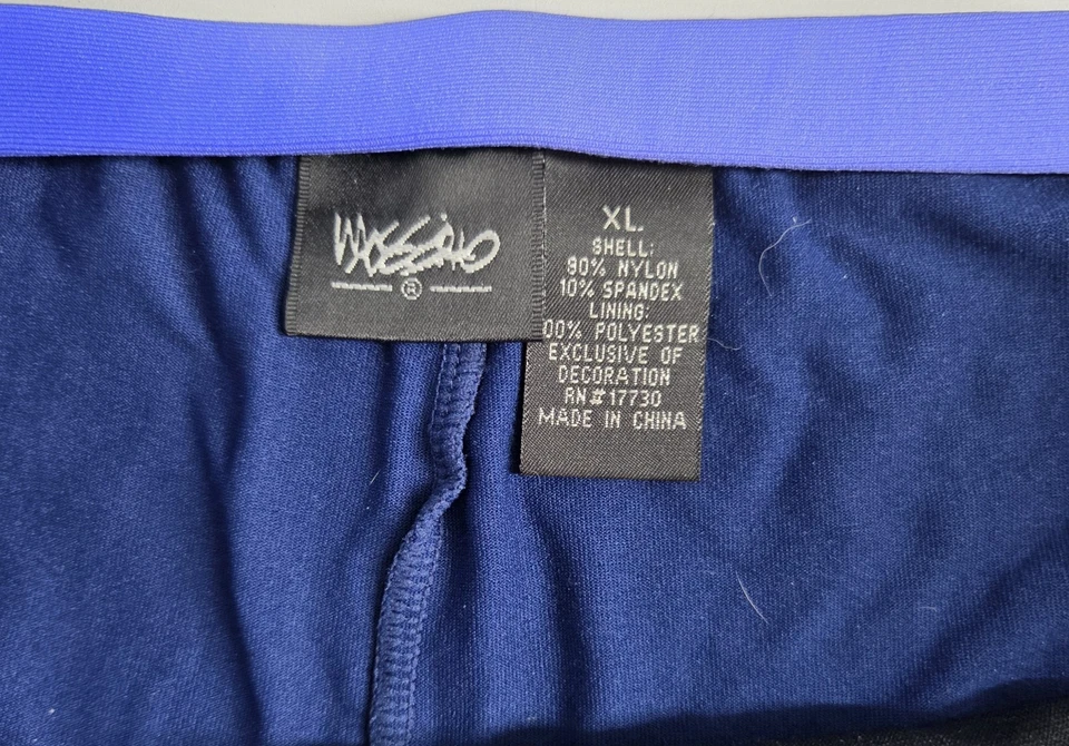 Y2k Mossimo Purple Blue Two Piece Swimsuit String Bikini Boy Shorts Women's XL - Image 4 of 4