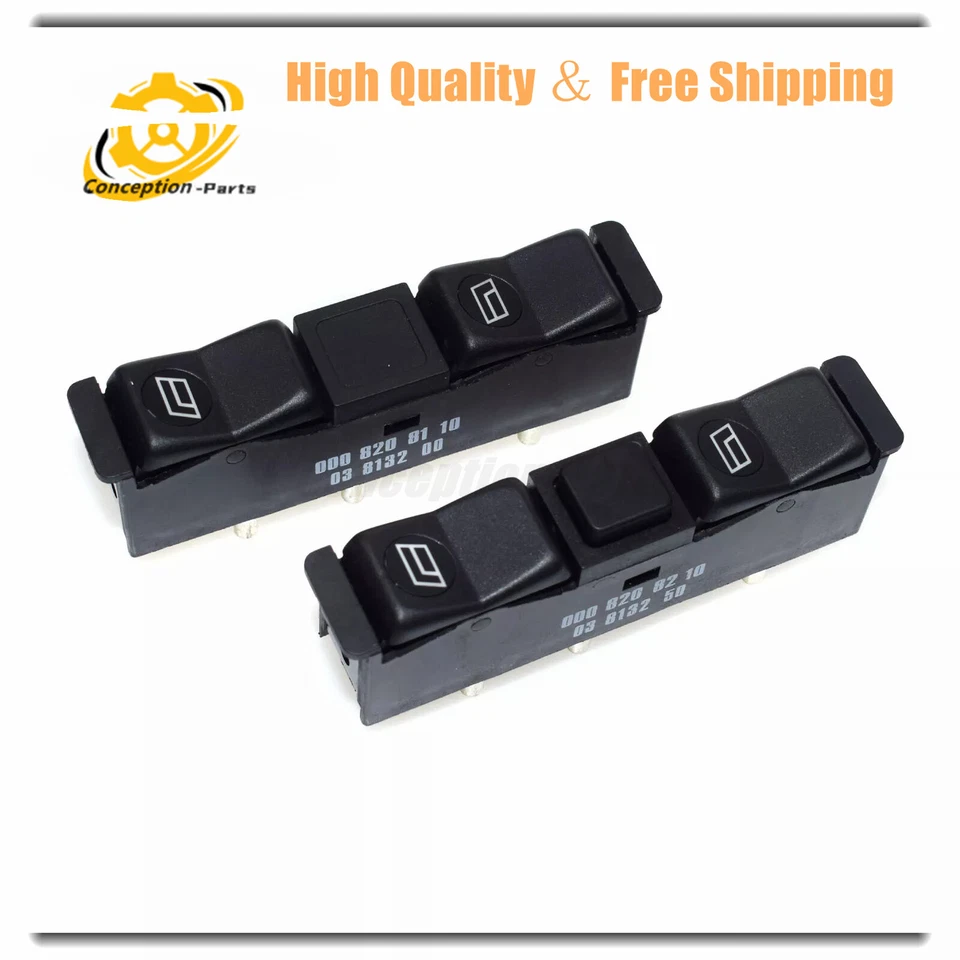 Power Window Switch Left & Right For Mercedes-Benz 82-85 W123 300D S123 300TD US — 第 2/4 张图片