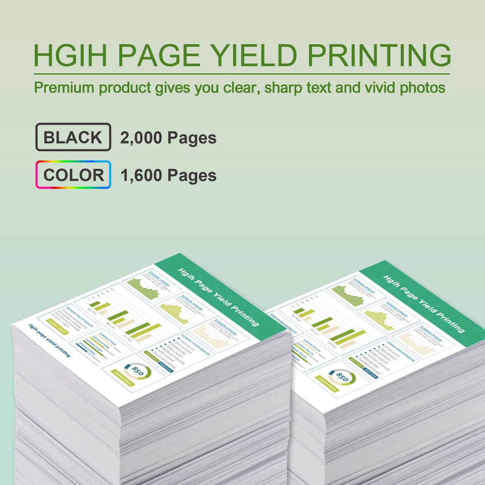 Combos de cartuchos de tinta 962XL para HP Officejet Pro 9010 9015 9018 9020 9025 9028 Foto 2 de 4