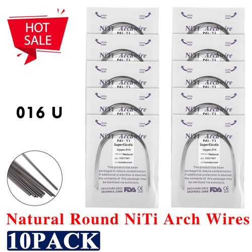 Dental Ortho Super Elastic Niti Round Archwire 012/0.14/0.16/0.18/0.20 Nature ns - Picture 55 of 121