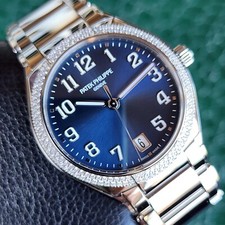 2022 NEW PATEK PHILIPPE TWENTY 4 BLUE DIAMONDS DIAL 7300/1200A-001 36MM B&P 6