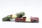 2 MATCHBOX LESNEY No. 53 Mercedes Benz Coupe 220 SE Gray Wheels & Black Wheels