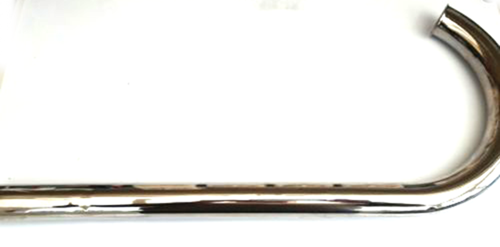 Exhaust Pipe, BSA Bantam D1 D3 Rigid (Over Footrest) 90-3024 Made in England - Picture 1 of 2