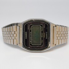 Vintage CASIO 155 B815G Quartz Digital Men's Watch Sz. 7 1/2" New Battery