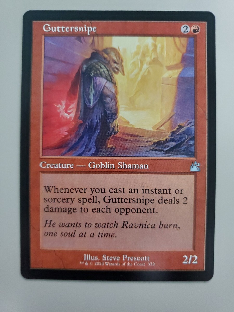 MTG Guttersnipe Ravnica Remastered 332 Retro Uncommon
