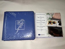 Creative Memories Blue 7x7 Album Wedding,  Page Protectors,