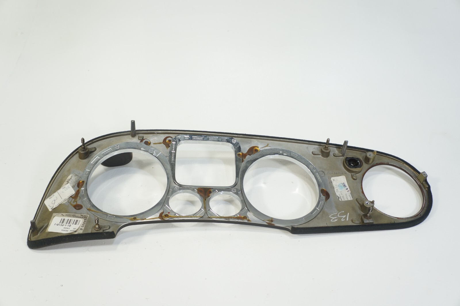 Oem 03-2012 Bentley Flying Spur GTC GT Dash Cluster Speedometer Bezel Trim Wood