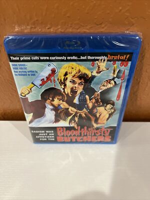 BLOODTHIRSTY BUTCHERS (1970) BLU-RAY CODE RED BRAND NEW OOP RARE