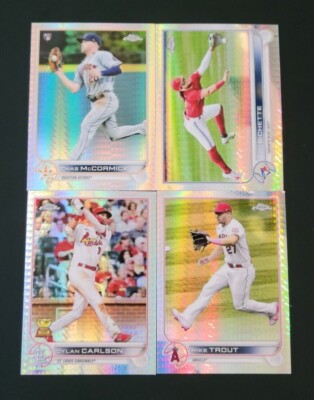 2022 Topps Chrome PRISM REFRACTORS with Rookies You Pick - 2 Card Minimum