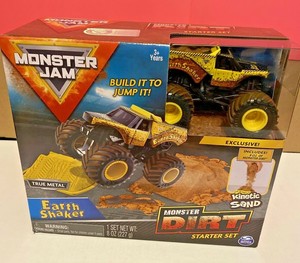 monster jam kinetic dirt starter set