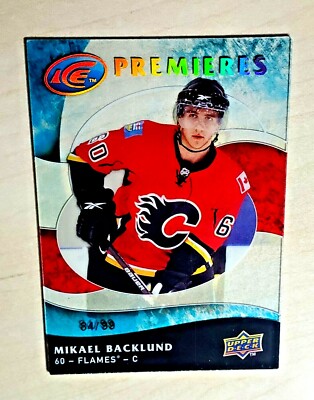 2009-10 Upper Deck Ice Premieres Rookie /99 Mikael Backlund #173 GRADE ME Flames